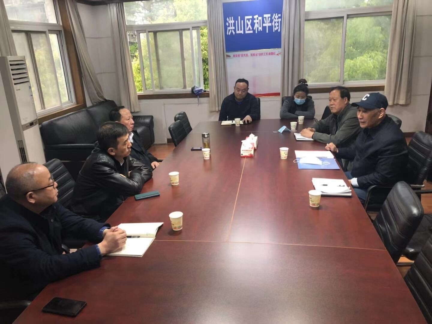 我院領(lǐng)導(dǎo)赴和平街工委專題匯報學(xué)院黨建工作