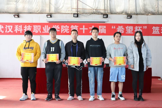 我院第十六屆“希望杯”籃球賽閉幕