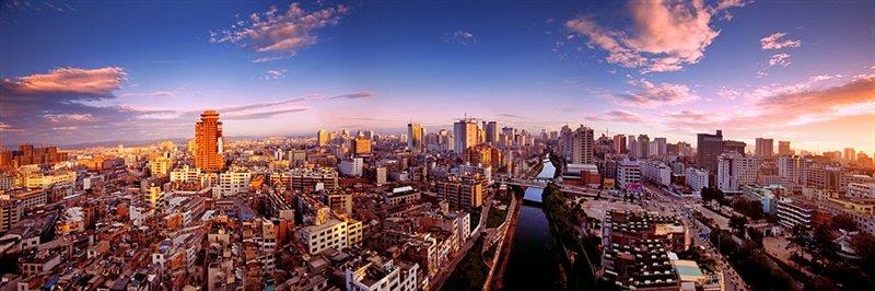 朝霞中的昆明 http://m.huanghaiwang.com.cn/