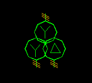 星形-星形-三角形連接三相變壓器電氣符號