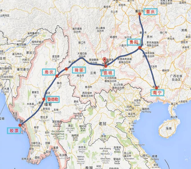 中緬油氣管線線路圖-http://m.huanghaiwang.com.cn/news/1315.html