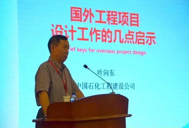 中國石化工程建設公司副總工程師葉向東專家
