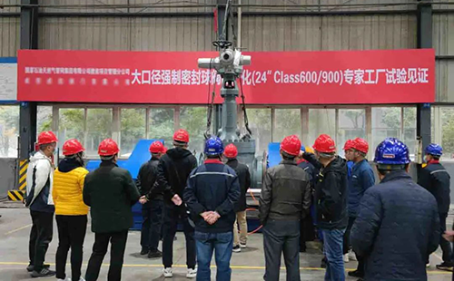 M8380d高轉(zhuǎn)速大力矩電動執(zhí)行機(jī)構(gòu)配套大口徑強(qiáng)制密封球閥項目順利通過國產(chǎn)化鑒定