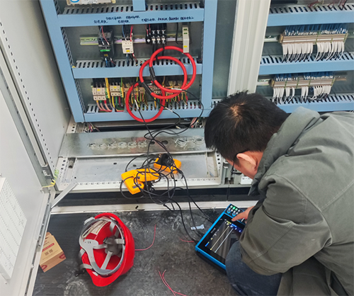 實(shí)測電動(dòng)機(jī)的沖擊電流